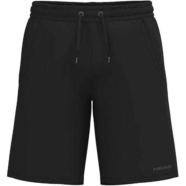 HEAD Motion Sweat Shorts Unisex - Short Tennis & Loisirs - Confort Coton Éponge - Fabriqué En Europe