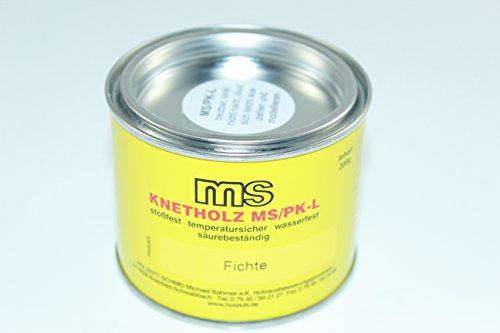 Preisvergleich Produktbild Holzkitt - Knetholz MS / PK-L 200gr Fichte