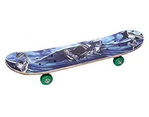 Mahalaxmi Wooden Skating Board , Small , uk, Multicolour