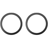 LivX Power Metal Magsafe Ring Ring 2-Pack Black Compatible with iPhone 8 and Above Model