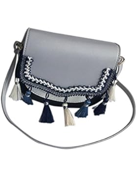 TUDUZ Umhängetasche Damen Crossbody Tote Über Schulter Crossbody Quaste Geldbörsen Handtaschen