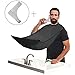 IUQY Beard Styling | Beard Shaping Template & Beard Bib Catcher, Shaping Template Comb Tool For Line up & edging - Beard Catcher Apron for Shaving Man Groomer Gift