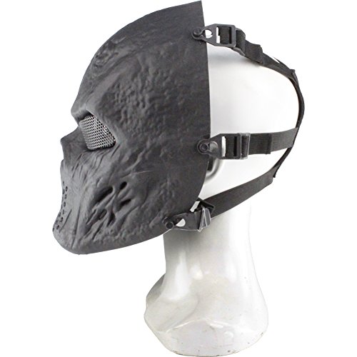 GES Skull Face Mask Airsoft Paintball Outdoor Full Military Protection Mask Halloween Costume Party BB Gun Cs War Game (Black) reviews GES Skull Face Mask Airsoft Paintball Outdoor Full Military Protection Mask Halloween Costume Party BB Gun Cs War Game (Black)