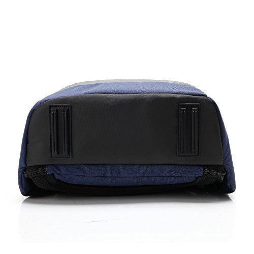 Laptop Rucksack 15,6 Zoll Business Backpack Herren Damen Anti-Diebstahl Wasserfest Daypack Schul Outdoor Rucksack mit USB Aufladen Hafen und Stromleitung - 4