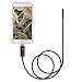 Produktbild FFQNG USB Endoscope 2 in 1 wasserdichtes Borescope 7mm Inspektionskamera 6 Led Snake Cable für Android Phone Tablet Device,5M