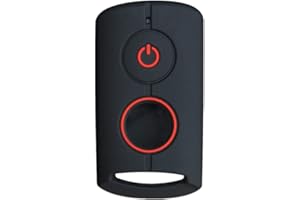 Happyit Cover per chiavi Auto in Silicone per Yamaha X-max 125 250 309 300 400 Aerox Nvx155 Qbix Jauns (2 Pulsanti Neri)