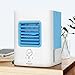 Produktbild Tragbare Bladeless Fan Home Office Klimaanlage Negativ-Ionen-Luftreiniger (Farbe: blau)