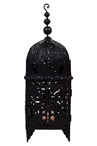 ORIGINAL orientalische marokkanische mediterrane marokko Laterne – Frane 80cm – Gartenlaterne Eisenlaterne Marrakesch - 3