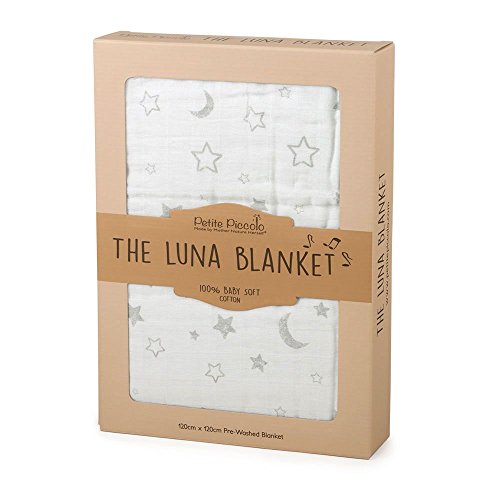 Petite Piccolo The Luna Blanket, Moon and Stars