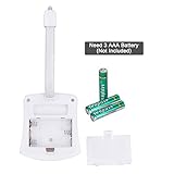 WC Nachtlicht, Diealles LED Toilette Licht WC Nacht LED Toilette Lampe 8 Farbewechsel Nachtlichter Toilette Nacht Lightbowl Motion Sensor LED Lampe Batteriebetriebenes für Kinder Eltern im Badezimmer, Hause (2 Stück) - 4