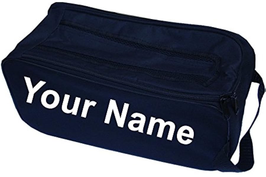PROSTYLE SPORTS PERSONALISED Football Boot Bag/Shoe Bag New Football/Rugby/Hockey/Gym - Black