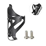 AOLVO Bike Water Bottle Holder, in fibra di carbonio bicicletta portaborraccia, borraccia manubrio per MTB strada e mountain bici bicicletta Matte Black