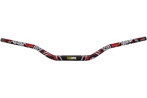 JFG RACING Manubrio, universale 1 1/8 '' 28 mm 7005-T6 alluminio Dirt Bike ATV motocross off-road tubo manubrio, nero, 800 mm, 120 mm, 70 mm, 28 mm, 22 mm, 14,2 mm