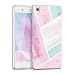 Produktbild kwmobile Sony Xperia Z5 Hülle - Handyhülle für Sony Xperia Z5 - Handy Case in Rosa Mintgrün Weiß