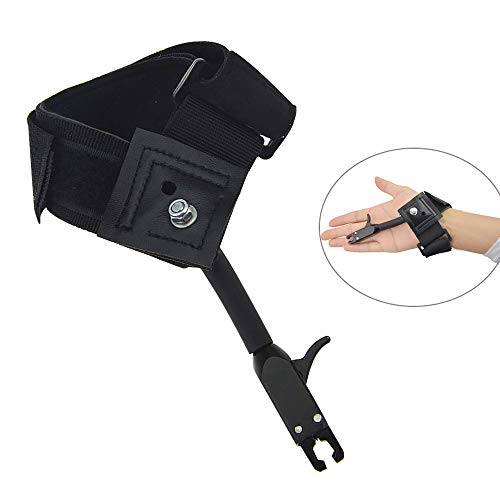 ZSHJG Tir à Arc Déclencheur Arc Compound Release Aid Réglable Trigger Libération Accessoire pour Chasse Étrier de poignée