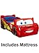 Disney Cars 'Lightning McQueen' Feature Toddler Bed with Storage and Fully Sprung Mattress