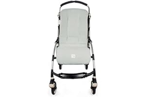 Walking Mum Matte für Kinderwagen, I Love Vichy, Anti-Schwitzen, für den Sommer, universell einsetzbar und kompatibel mit den meisten Autos, Farbe Grün