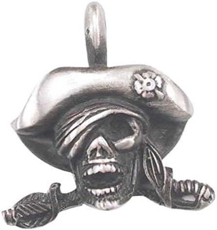 Llords Jewellery Captain Blackbeard Pirate Necklace Pendant, Fine Pewter Jewelry