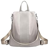 Material Duradero: Los Mochila Impermeable Nylon Hecho principalmente de cuero PU duradero de alta calidad, Diseño clásico y refinado. Artesanía de moda, resistente a los arañazos, resistente al agua, cómoda y transpirable.