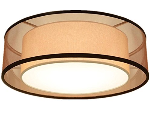 Preisvergleich Produktbild LED Deckenleuchten Zylindrische Diameter40cm, Chinesischer Stil, Romantisch, Warmes Licht, Beleuchtung für Wohnzimmer, Schlafzimmer, Kinderzimmer, Esszimmer, Deckenleuchten Energy Class A ++ , diameter 50cm