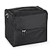 Hotrose Large Space Makeup Case Jewellery Box with Shoulder Strap (Black)