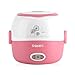 Produktbild Elektrische Lunchbox, 220 V Kostwärmer Mini Elektrische Lunchbox Beständig Container Tragbare Bento Mahlzeit 2 Schicht Heizgerät (rot)