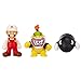 Produktbild Nintendo JAKKNIN016FMBJBB - World of Micro Land 3 Figure Pack - Fire Mario, Bowser Jrund Bullet Bill