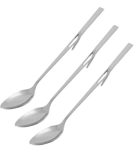 Hunnycook Lot de 36 cuillères à soupe en acier inoxydable pour la