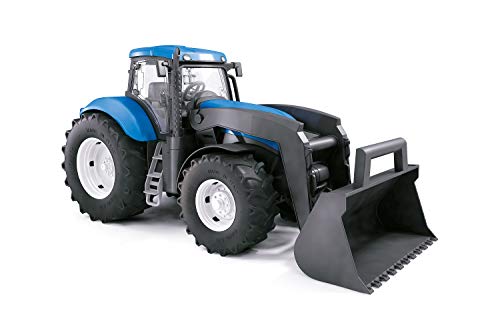 Adriatic S.R.L- Adriatic Trattore Holland Benna 0683 Gioco in Plastica Estivo Estate Giocattolo 308, Multicolore, 820191