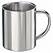 Edelstahlbecher Campingtasse Reisebecher 0,3l doppelwandig Thermo Becher Tasse