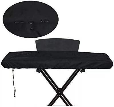 Wishing 88 Keys Electric Digital Piano Keyboard Cover piano Dust Cover with Adjustable Elastic Cord and Locking Clasp Waterproof Dust-proof 52.75"x 11.81"x 5.7"