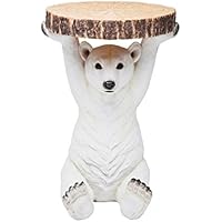 Kare, mesa lateral, en forma de pedestal-oso polar, White (Weiss)
