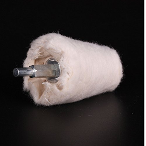 SPTA 9-teilig Hartmetall Reinigung & Polieren Mop Rad Set Fur Rotary Werkzeug Manifold, Aluminium, Edelstahl, Chrom - 9