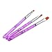 eBoot 7 Pcs Acrylic UV Gel Nail Art Brush Pen Set