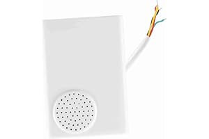 YCTZE 12V Wired Doorbell Chime för Kontorets Hemsäkerhet, Inomhusmelodi Dörrklocka med Grunt Montering, Hög åtkomstkontrollsystem