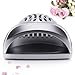 Gleader Silver Portable Mini Hand Finger Toe Nail Art Gel Tip Polish Dryer Blower Fan