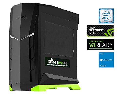 one PietSmiet Schnittchen · Intel i7-7700 (4 x 4.20GHz) · 6GB NVIDIA GTX1060 · 16GB RAM · 240GB SSD + 2000GB HDD · MSI Z270A Gaming M3 · Windows 10 Home · Leiser Gaming-PC · Kabylake