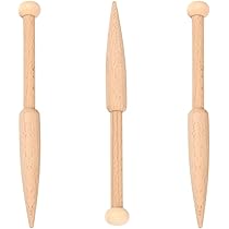 Navette De Tissage En Bois De Hêtre - Outil De Tricot Pour Pull