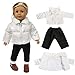Produktbild Daunenjacke Set für American Girl Kleidung Cartoon Puppe Dressing Baumwolle Jacke Kleidung, Malloom Niedliche Kleidung Daunenjacke für 18 Zoll American Boy Puppe Zubehör Mädchen Spielzeug