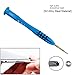 Price comparison product image ACENIX® 0.8mm Blue Metal Pentalobe Screwdriver For iPhone 4, 4s, 5, 5s, 5c, 6, 6s, 6 Plus, 6s Plus Macbook Air [S2 Alloy Steel Material]
