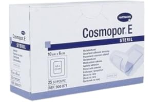 HARTMANN Cosmopor E Boîte de 25 pansements stériles 10 x 6 cm