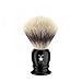 Muhle Synthetic Silvertip Fibre Shaving Brush With Medium Black Resin Handle
