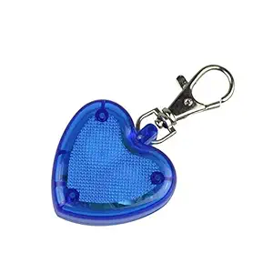 KUTKUT Clip-on Heart-Shaped Dog Collar LED ID Tag for Pet Night Time Walking Camping