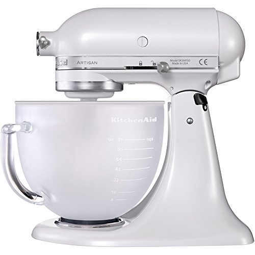 KitchenAid 5KSM156EFP Küchenmaschine mit kippbarem Motorkopf Serie „Artisan“, Frosted Pearl - 2