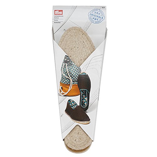 Espadrilles – Sohlen Gr. 37 mit ausführlicher Anleitung und Schnittmuster - 4