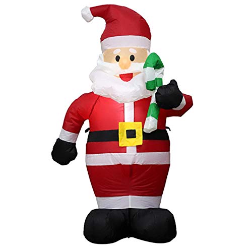 Euopat Natale Babbo Natale, Decorazioni Natalizie, Babbo Natale Gonfiabili Luci Accese Yard Decor Doll, Decorazioni Natalizie da Giardino All'aperto