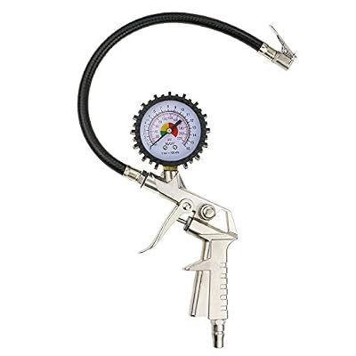 TedGem Manomètre de Pression Pneus Jauge de Pression des Pneus Portable avec Vanne de Purge Intégrée 220PSI Pour Voiture, Moto, Vélo, Camion, RV, SUV, VTT