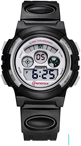 [Child] Digital Watches,Waterproof Multifunction Luminous Running [Movement] Students Watch Pin Buckle Strap-O