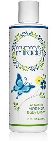 Totalmente natural, Mummy's Miracle Moringa Baby loción hidratante hipoalergénica, 237 ml.