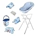 Produktbild 7er Set Micky Maus Badewanne 84 cm + Badewannenständer + Topf + WC Aufsatz + Hocker + Windeleimer + Waschhandschuh